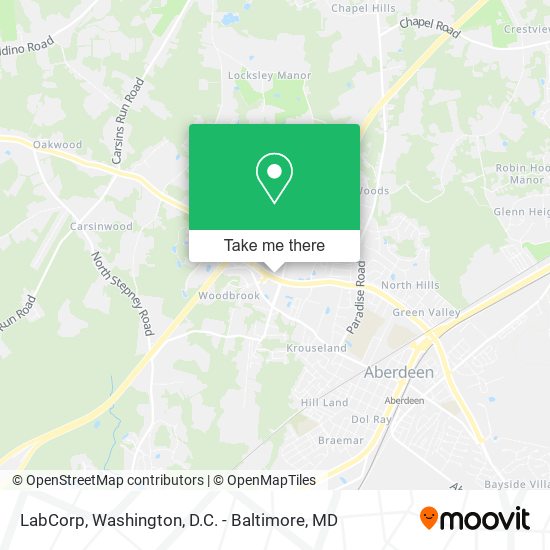 LabCorp map