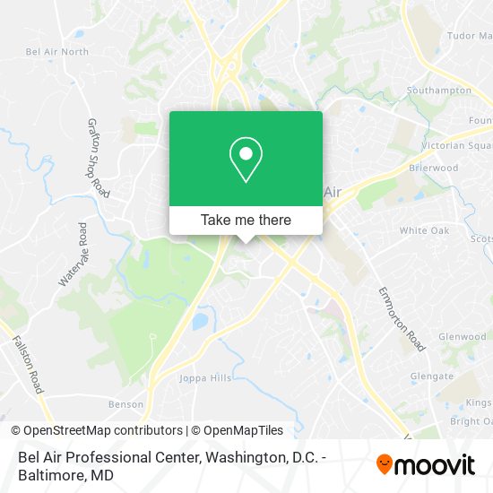 Mapa de Bel Air Professional Center