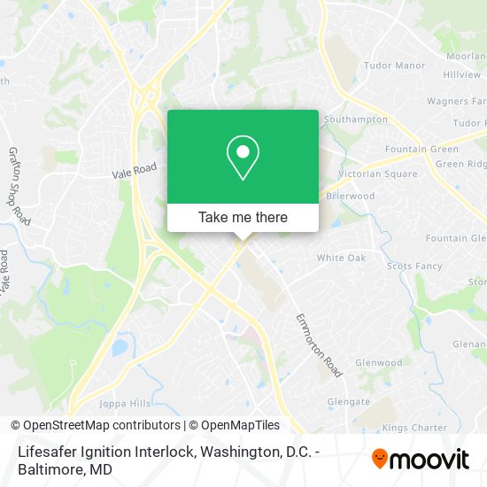 Lifesafer Ignition Interlock map