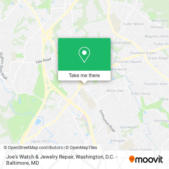 Mapa de Joe's Watch & Jewelry Repair