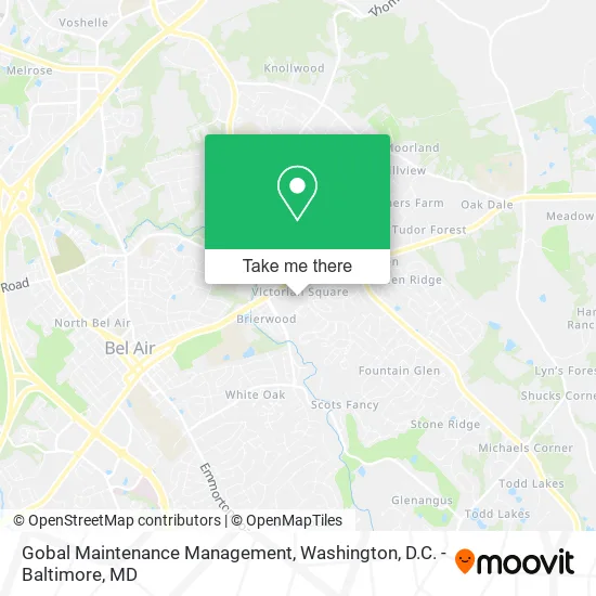 Gobal Maintenance Management map