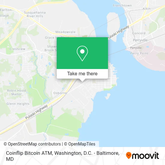 Coinflip Bitcoin ATM map
