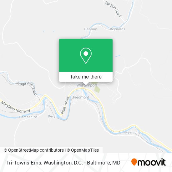 Tri-Towns Ems map