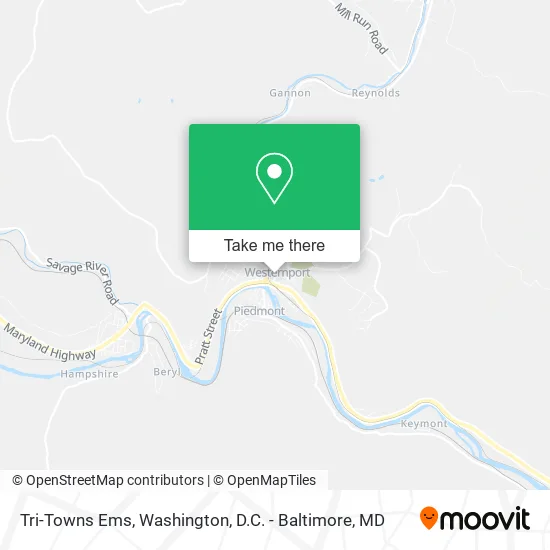 Tri-Towns Ems map
