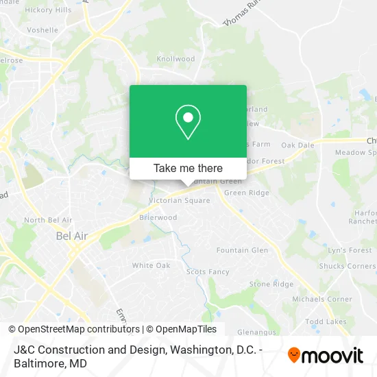 Mapa de J&C Construction and Design