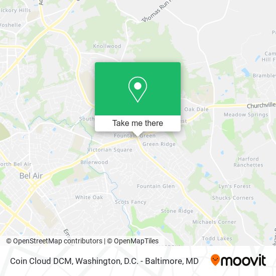 Coin Cloud DCM map