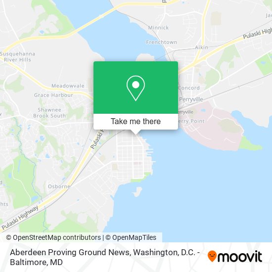 Aberdeen Proving Ground News map
