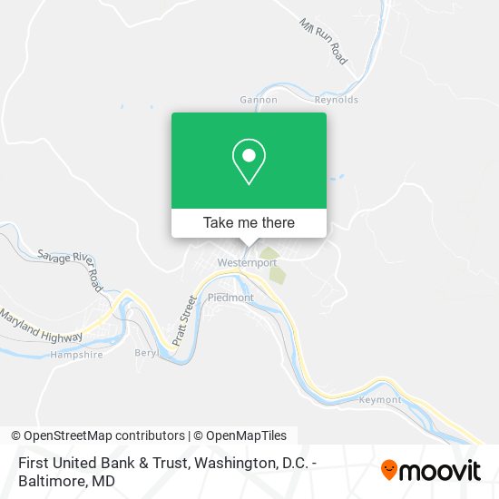 First United Bank & Trust map