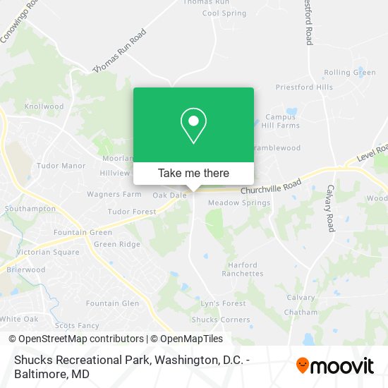 Shucks Recreational Park map