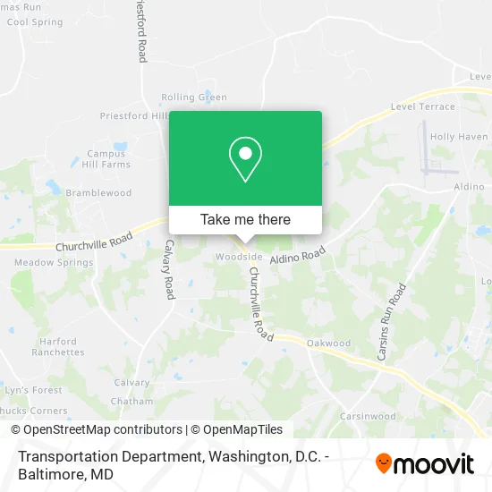 Transportation Department map