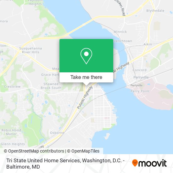 Mapa de Tri State United Home Services