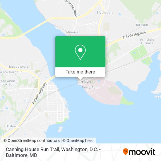 Mapa de Canning House Run Trail