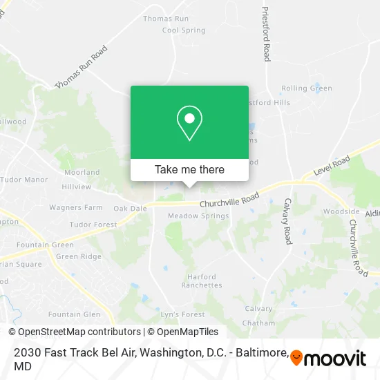 2030 Fast Track Bel Air map