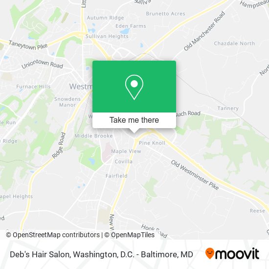 Deb's Hair Salon map