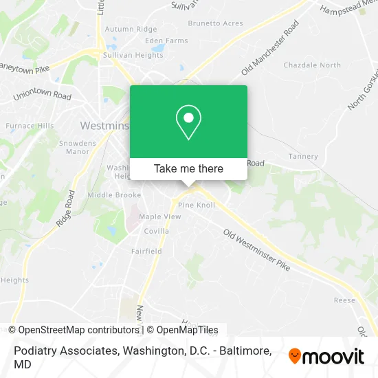 Podiatry Associates map