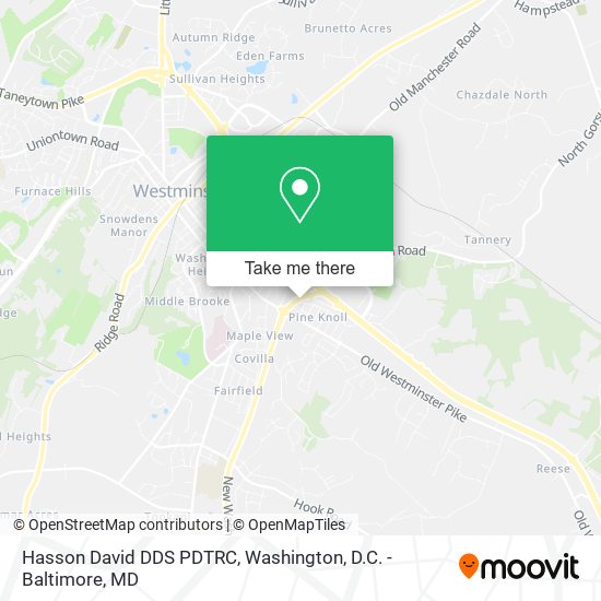 Hasson David DDS PDTRC map