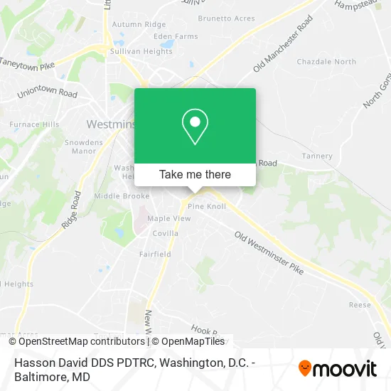 Hasson David DDS PDTRC map