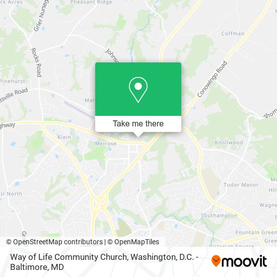 Mapa de Way of Life Community Church