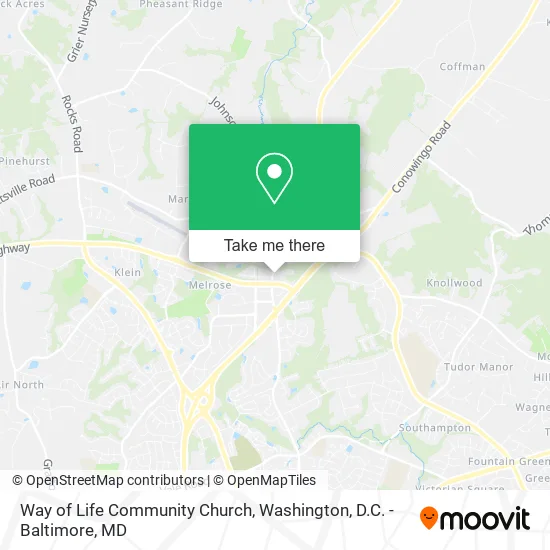 Way of Life Community Church map