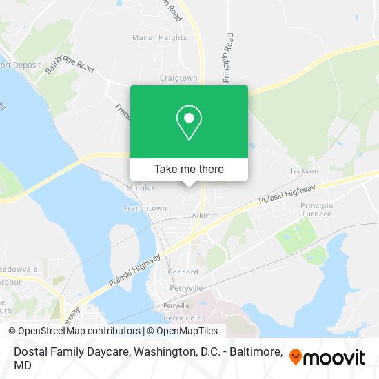 Dostal Family Daycare map