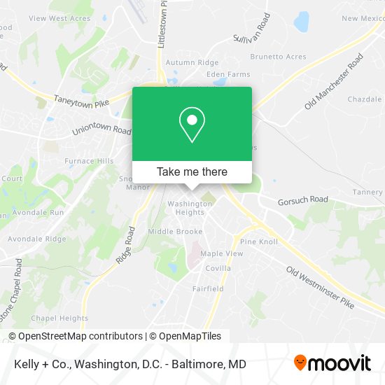 Kelly + Co. map