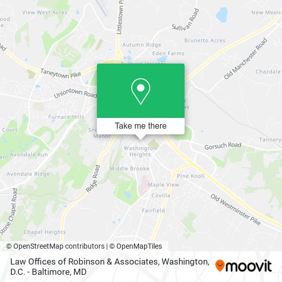 Law Offices of Robinson & Associates map