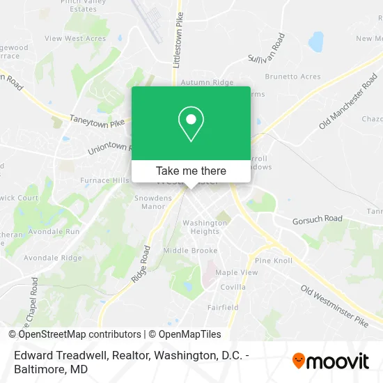 Edward Treadwell, Realtor map