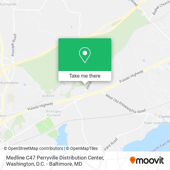 Medline C47 Perryville Distribution Center map
