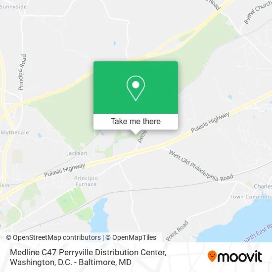 Medline C47 Perryville Distribution Center map