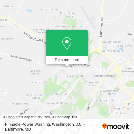 Pinnacle Power Washing map