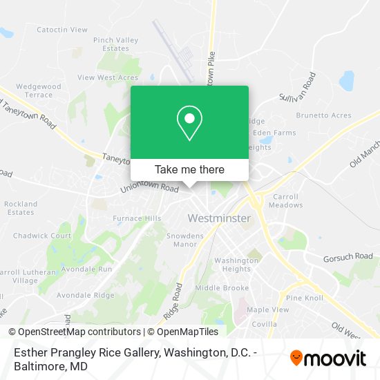 Mapa de Esther Prangley Rice Gallery