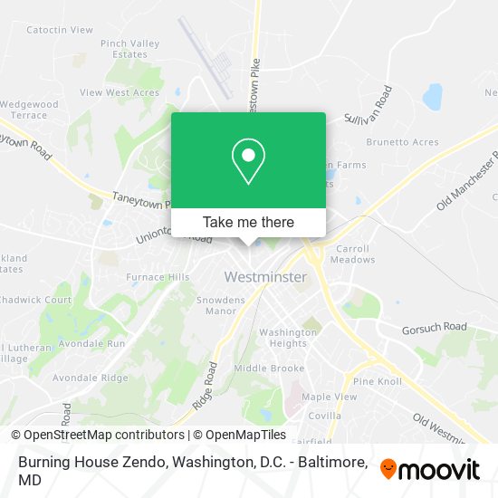 Mapa de Burning House Zendo