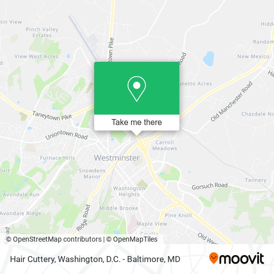 Hair Cuttery map