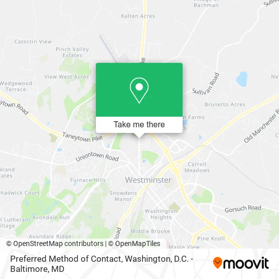Preferred Method of Contact map
