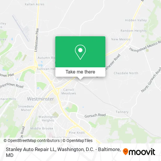 Stanley Auto Repair LL map