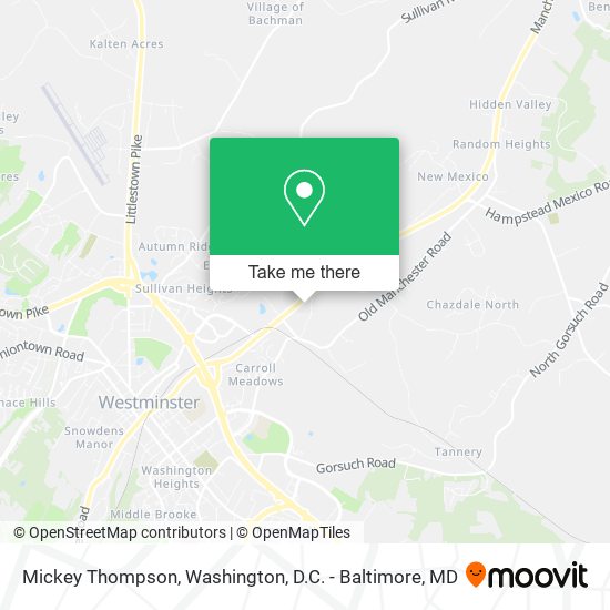 Mickey Thompson map