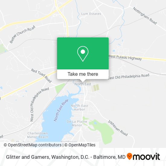 Glitter and Gamers map