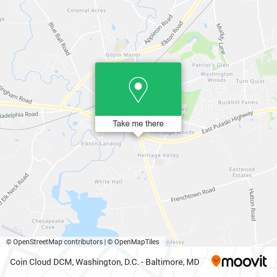 Mapa de Coin Cloud DCM