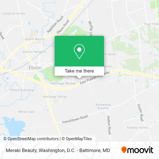 Meraki Beauty map