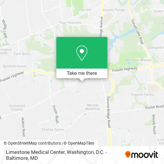Limestone Medical Center map