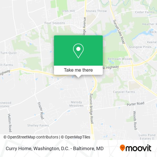 Curry Home map
