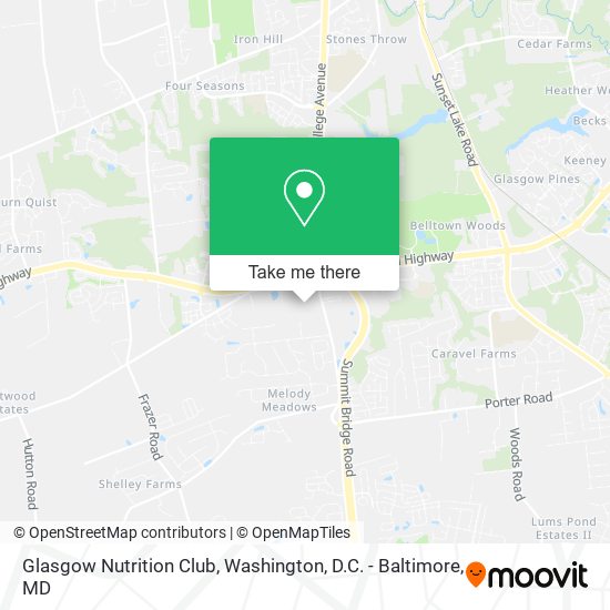 Mapa de Glasgow Nutrition Club