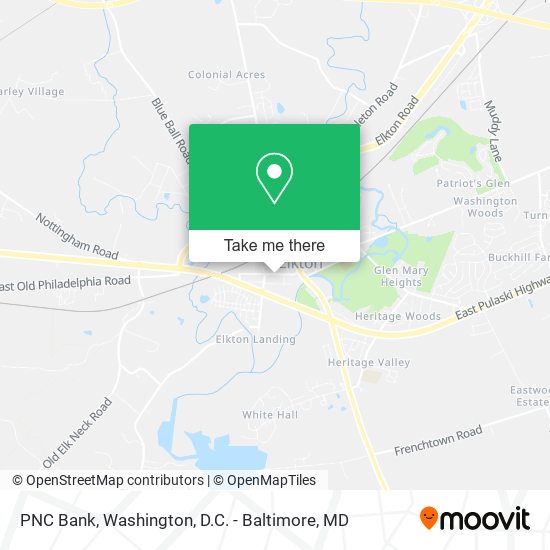 PNC Bank map