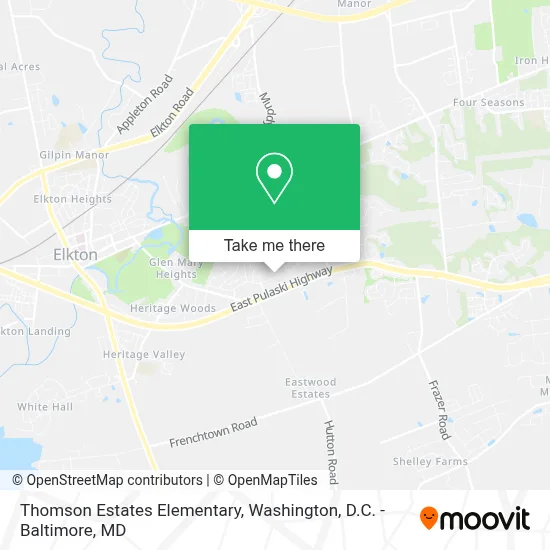 Thomson Estates Elementary map