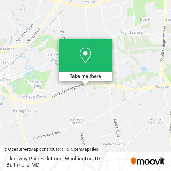 Clearway Pain Solutions map