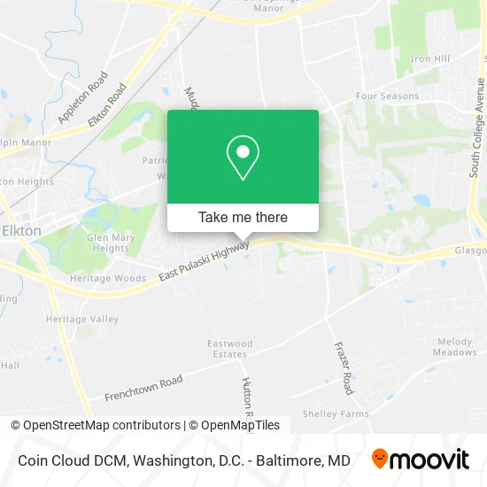 Mapa de Coin Cloud DCM