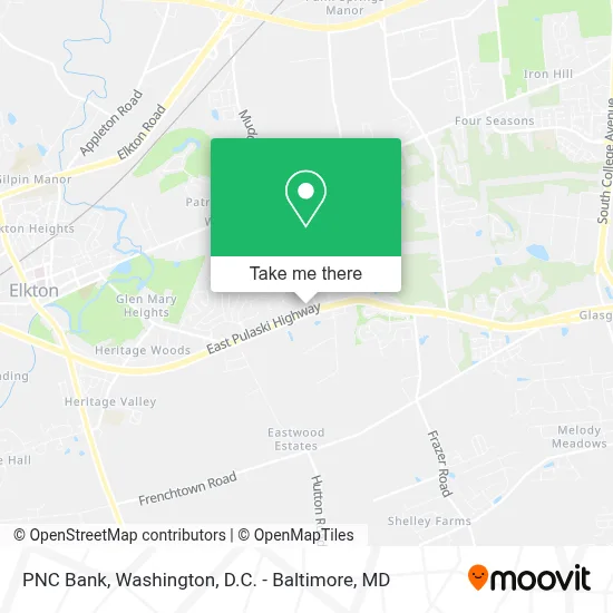 PNC Bank map