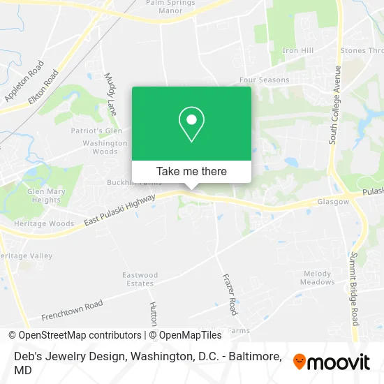 Deb's Jewelry Design map