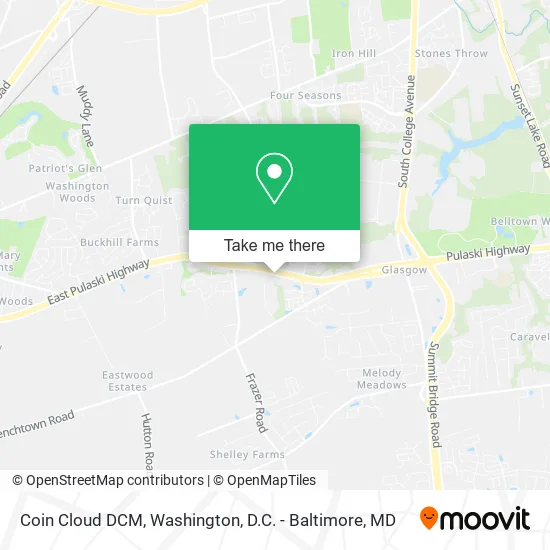 Coin Cloud DCM map