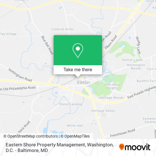 Mapa de Eastern Shore Property Management